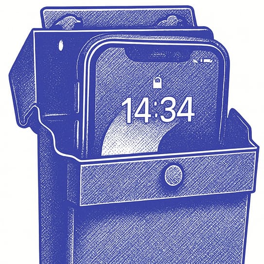 Boitier rigide "Mon portable en pause"